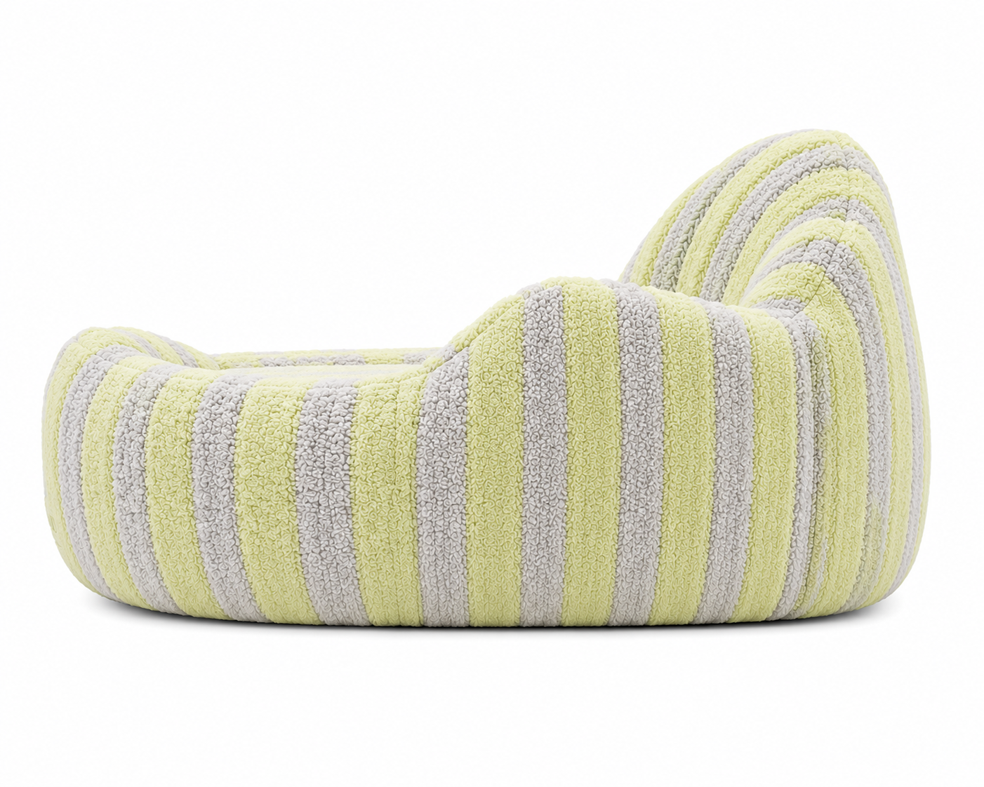 Pets N Potions Round Plush Calming Dog Bed – Soft Washable Pet Bed – Yellow and Grey (5)