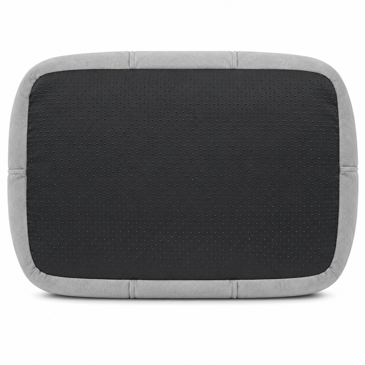 Pets N Potions Luxury Plush Dog Bed – Soft Washable Calming Dog Sofa Bed – Grey (1)