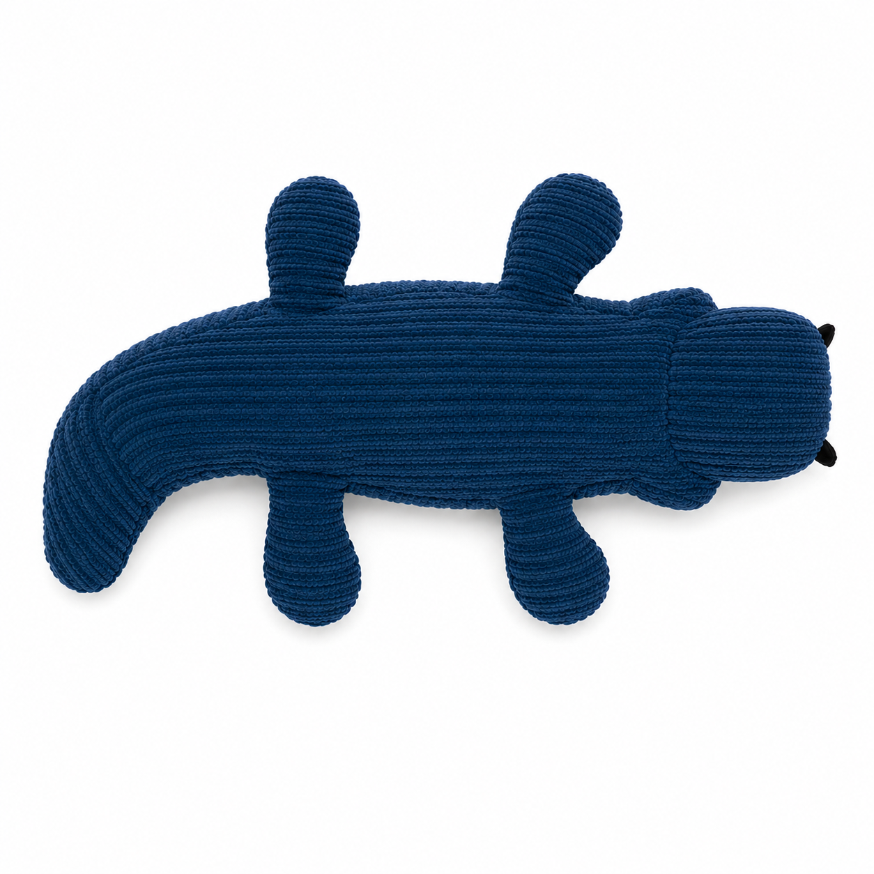 Pets N Potions Plush Crocodile Dog Toy – Soft Squeaky Interactive Chew Toy – Blue (4)