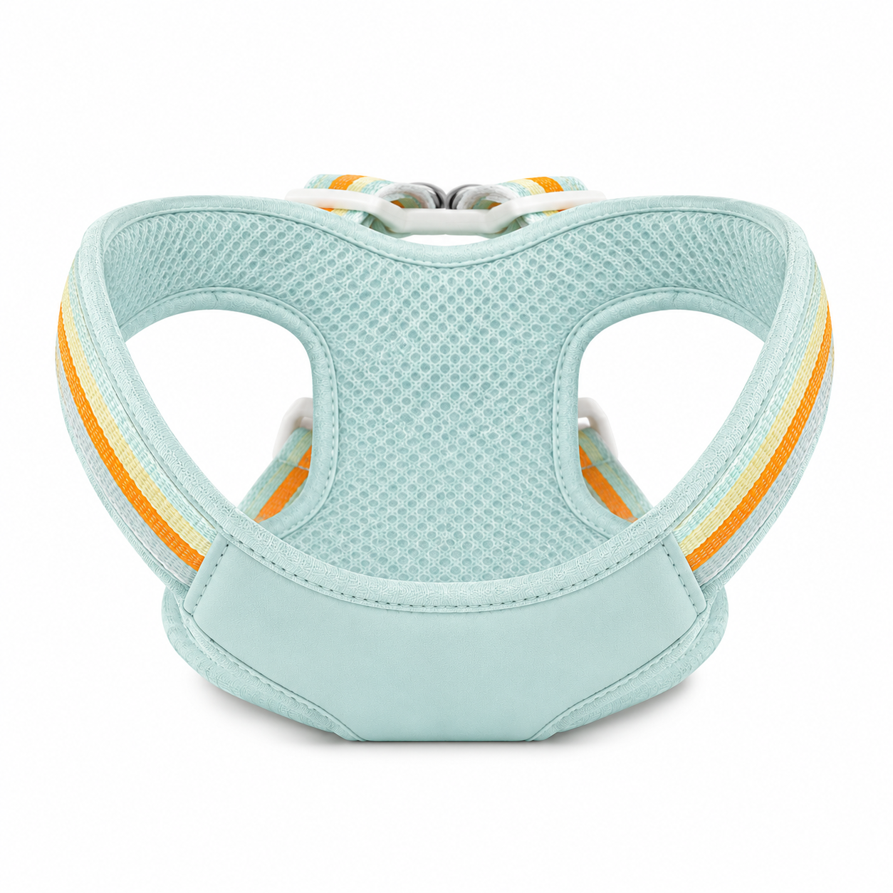 Pets N Potions Reflective No Pull Dog Harness and Leash Set – Adjustable Soft Mesh Vest Harness – Mint Green (1)