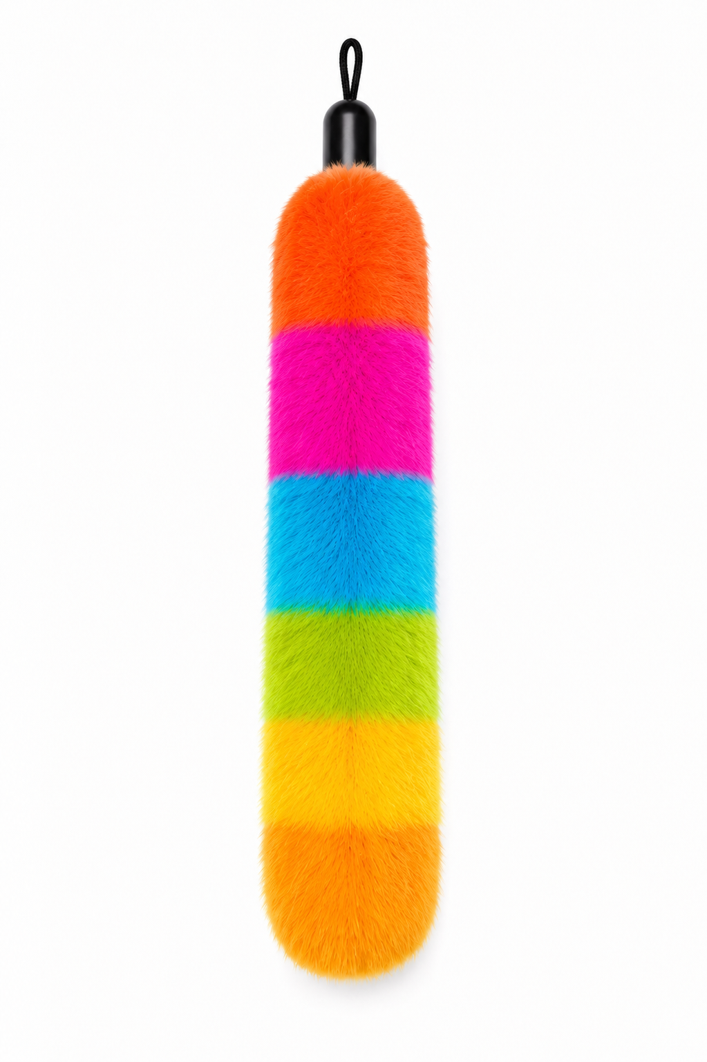 Pets N Potions Rainbow Plush Cat Kicker Toy – Interactive Catnip Chew and Kick Toy – Multicolour (4)