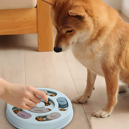 Slow Feeder Dog Puzzle Bowl – Interactive Feeding Toy for Dogs