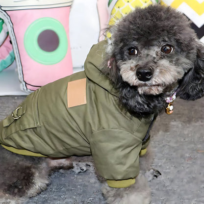 Warm Winter Dog Hoodie Coat for Small and Medium Pets